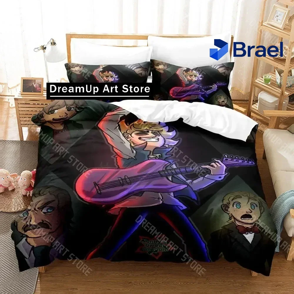 Exquisite 3D Print Metal Family Anime Game Fashion Bedding Set Single Twin Full Queen King Size Bed Set Adult Kid Bedroom Duvet