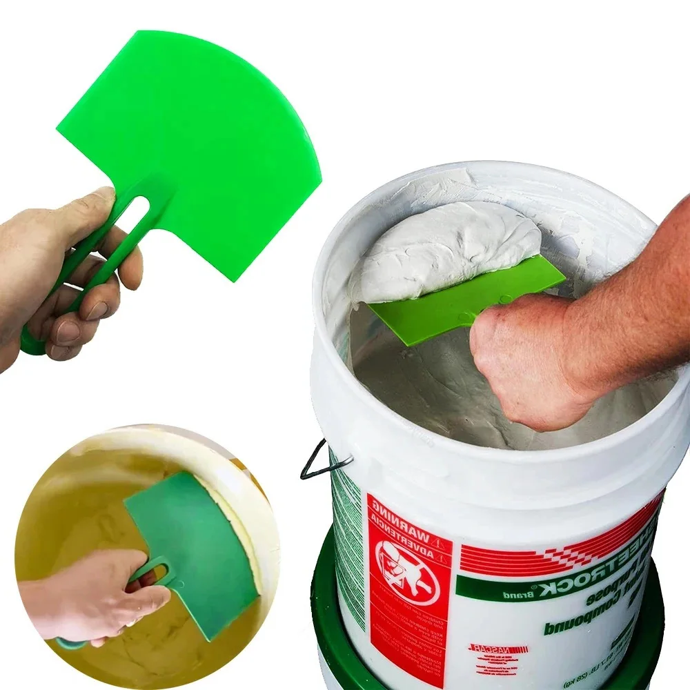 

1Pc Curved Bucket Scoop Putty Knife for Drywall Scraper Spackle Paint Finishing Plaster Scraping Decals Patch Construction Tools