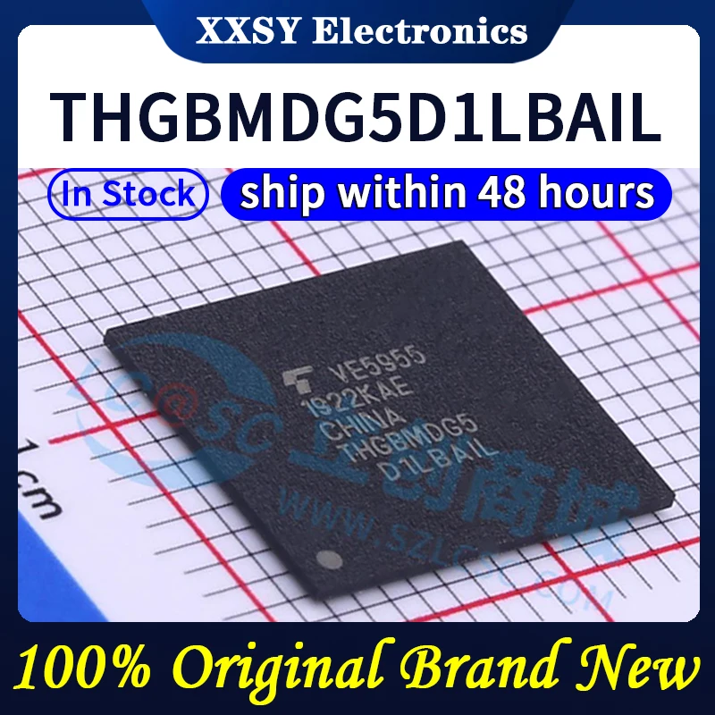 THGBMDG5D1LBAIL BGA-153 100% качественная Оригинальная Новинка