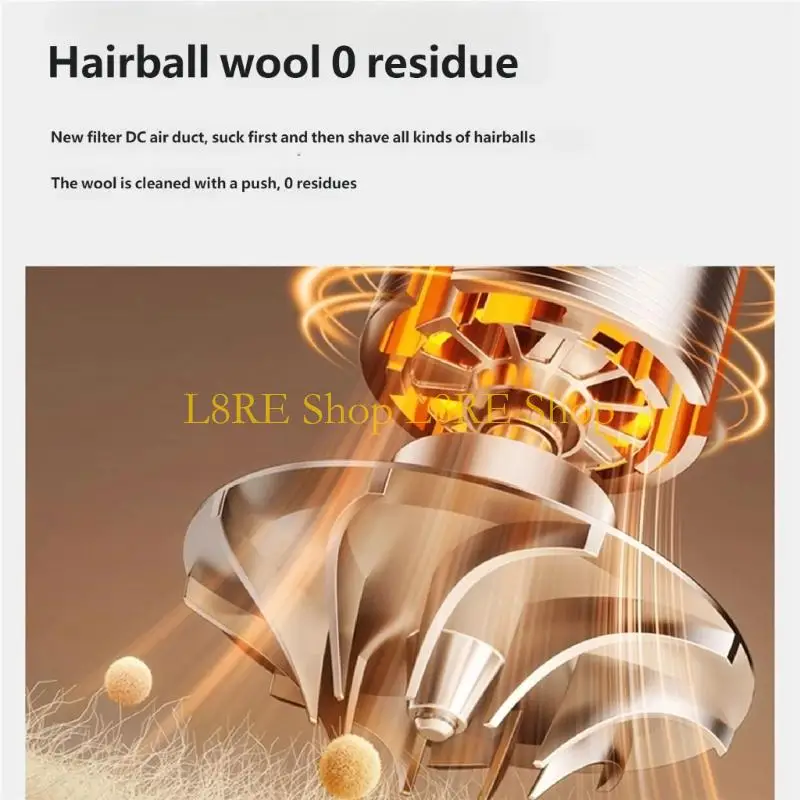 L8RE Powerful Rechargeable Lint Shaver with LED Display For Clothes Sofa And Carpet Large Shaving Electric Lint Shaver