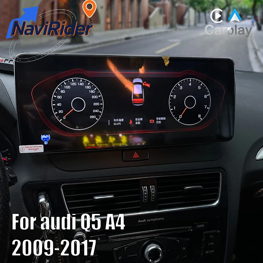 

12.8" Ultra-thin Screen Android For Audi Q5 A4 2009-2017 Wireless CarPlay Car Radio GPS WiFi Bluetooth Head Unit Multimedia 4G