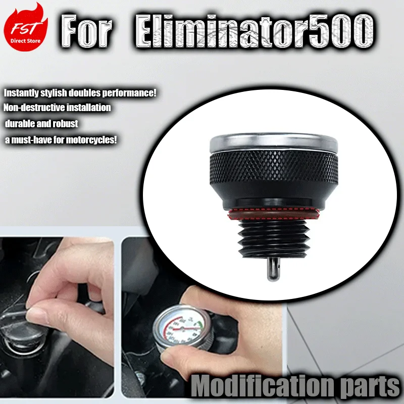 

For Eliminator 500 Retro Modified Oil Temperature Gauge Engine Oil Temperature Gauge Oil Dipstick