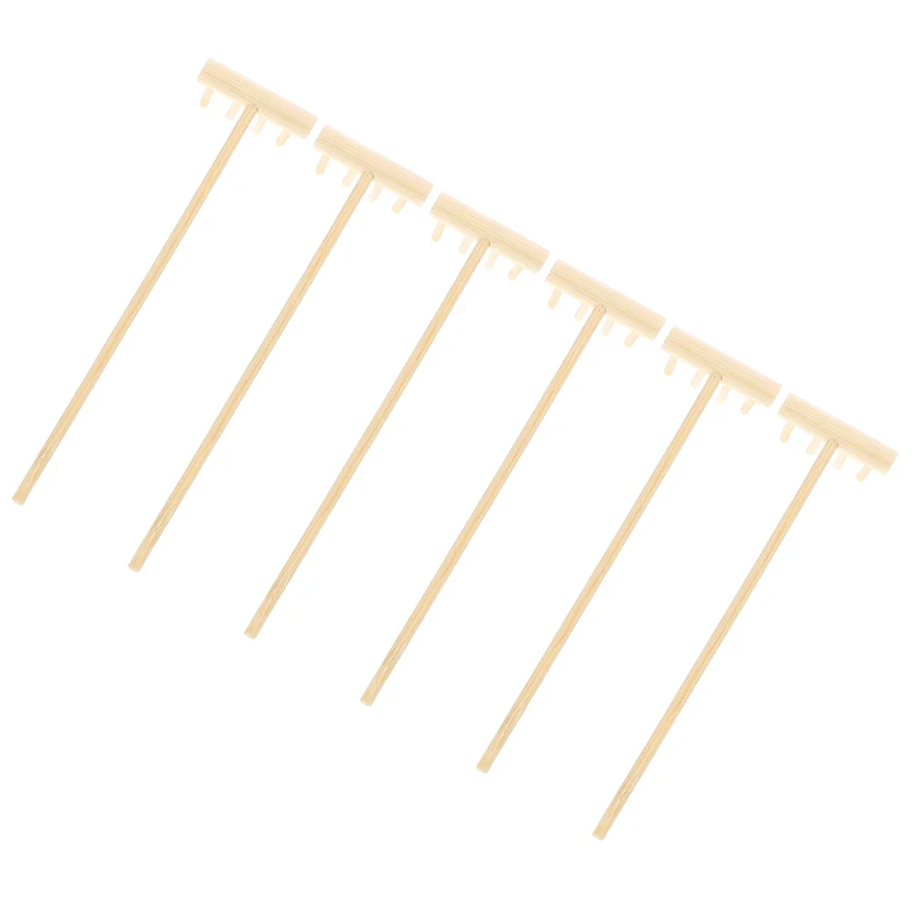 6 Pcs Sand Rake Desk Garden Tools Table Rakes Sandbox Crafts For Tiny Adornments Bamboo Supplies