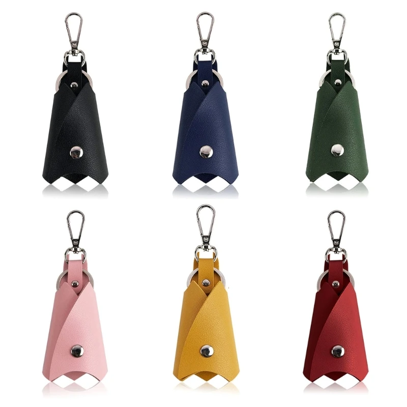 PU Leather Windbreaker Multifunctional Handmade Car Key Bag Multicolor Diy Pendant Key Chain Wholesale Key