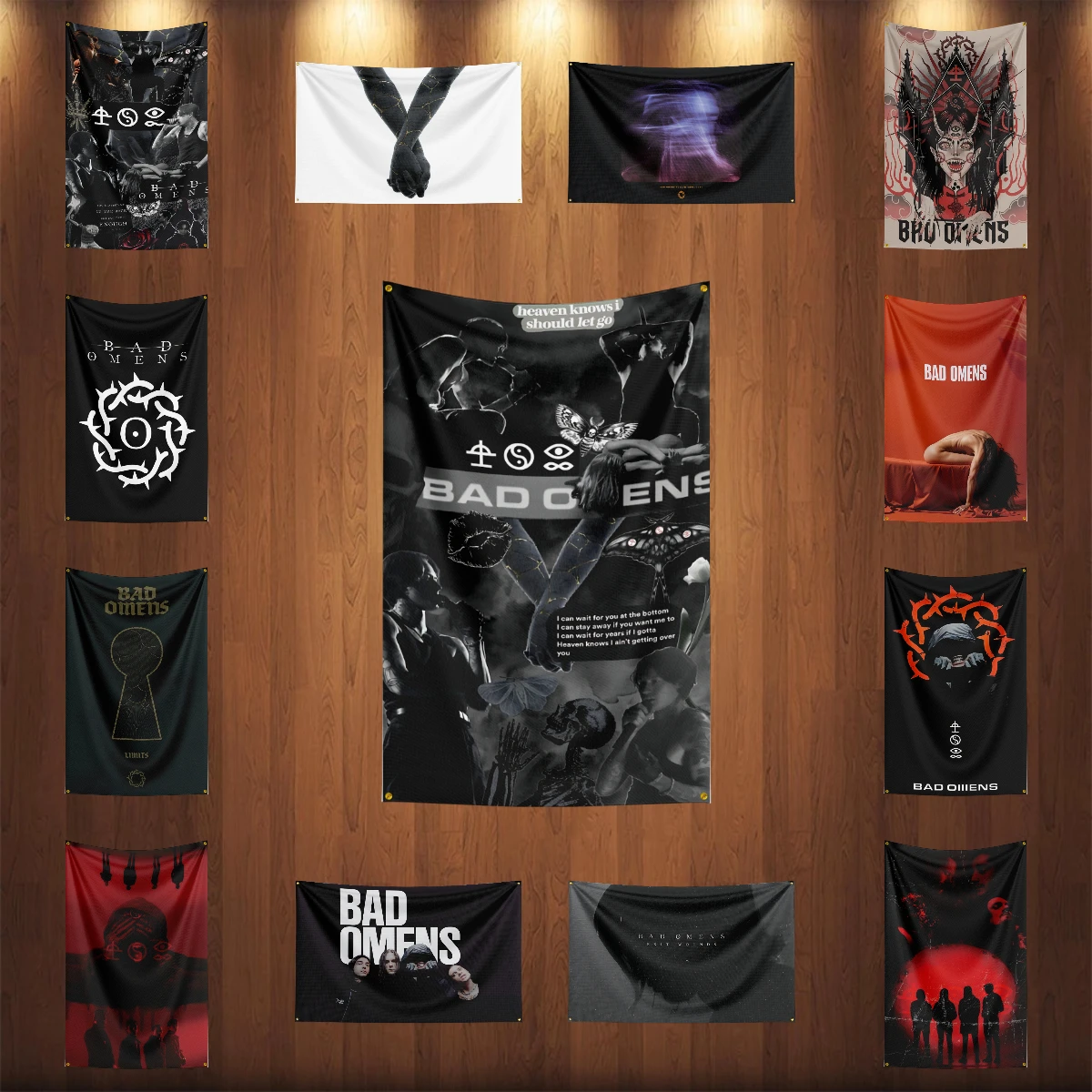 

3x5 Ft Heavy Rock Band B-Bad-Omenss Flag Polyester Digital Printing Banner for Bedroom Wall Art Out Door Tapestry Decora