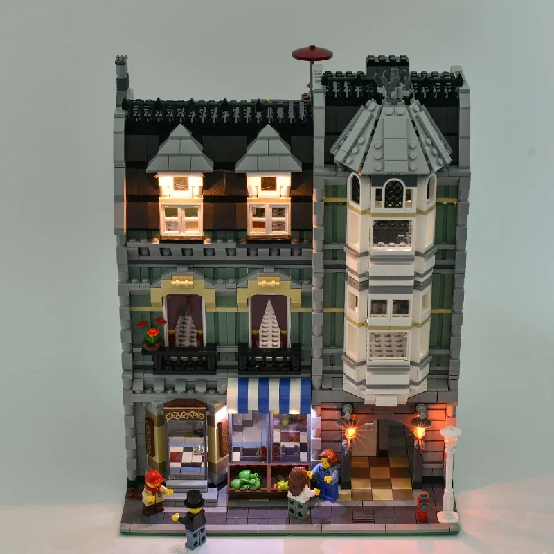 

No Bricks Led Light Kit for Green Grocer House 10185 Building Blocks City Bricks DIY Lamp Toys Set