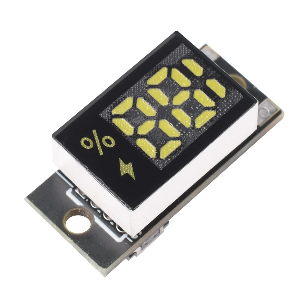 Low Profile Power Indicator Module for Battery Powered Equipment with 1/2 Section Digital Display and 7mA Operating Current