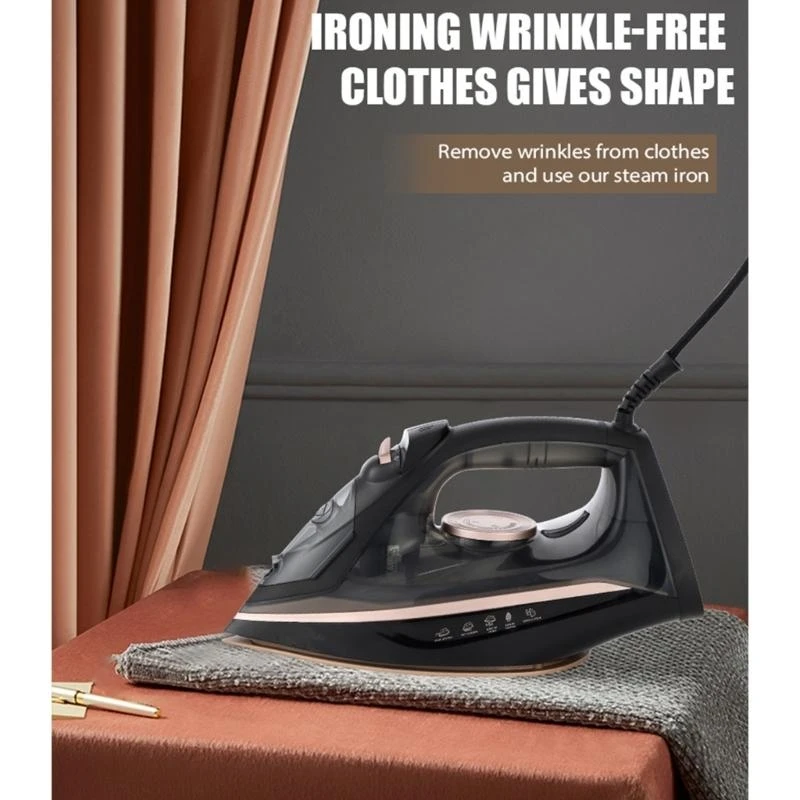 다목적 여행용 철 및 의류 기선 2200W 전기 직물 의류 의류 기선 플라스틱 텍스처 포장을위한