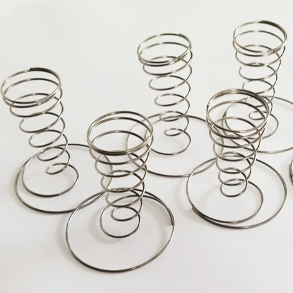 Stainless Steel Ice Cream Cone Holder Metal Basket Rust-proof French Fry Display Steady Conical Spring Waffle Display Stand