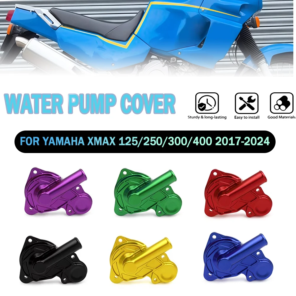 FOR YAMAHA XMAX 125 250 300 400 2017 2024 Motorcycle Accessories CNC Water Pump Guard Protection Cover