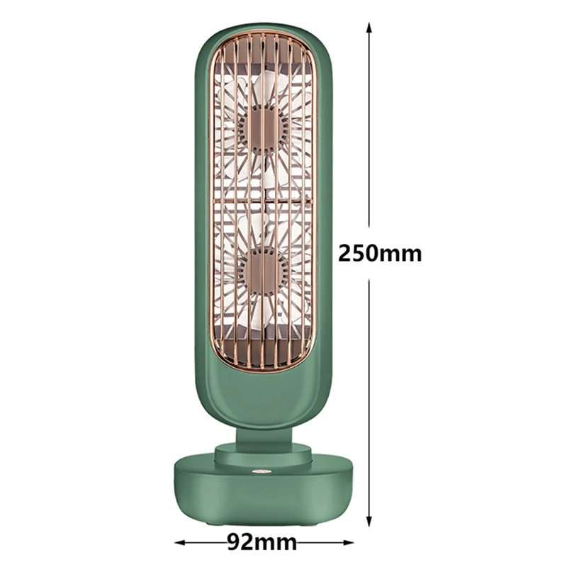Kipas angin USB Mini berdiri, dudukan baru baterai, kipas meja menara isi ulang, pendingin udara Desktop portabel tipe-c untuk rumah, belajar, berkemah