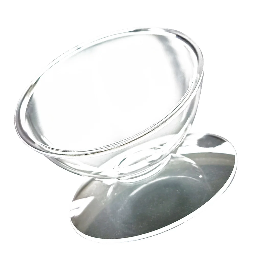 

1Pcs White Acrylic Pet Feeder Bowl Neck Care Durable Easy Clean Long Term Use Pet Feeding Bowl Water Feeder