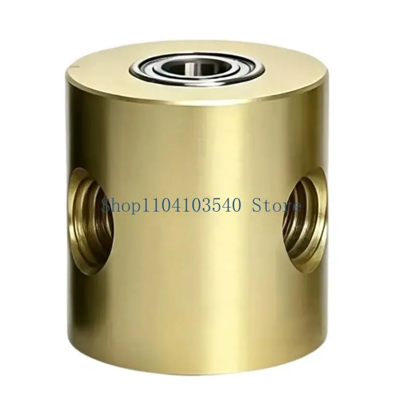 02DC Aluminum Bird Cage Rod Nut Hardware for Stand Install, Bearing Insert Mount Use, and 6.0 mm Inner Bore Fit Work