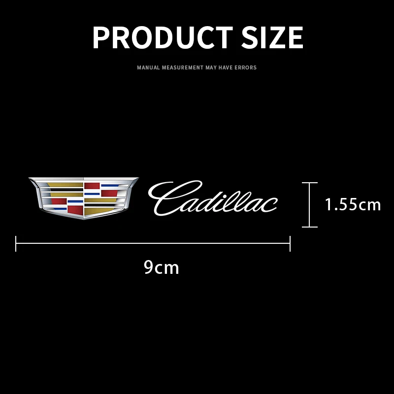 Car Interior Sticker Central control Decals Emblem Badge For Cadillac Logo Escalade CTS ATS SRX XTS XT5 STS CT5 CT6 BLS XLR