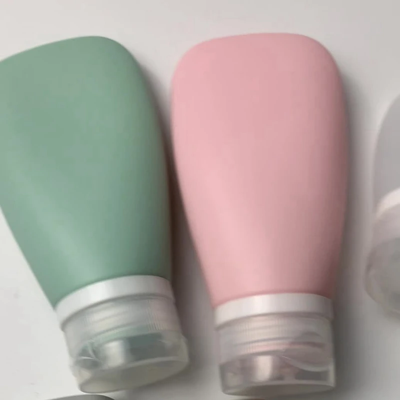 90 мл дорожная силиконовая бутылка для заправки, гель для душа, бутылка для заправки шампуня, пустая бутылка для заправки сжиманием