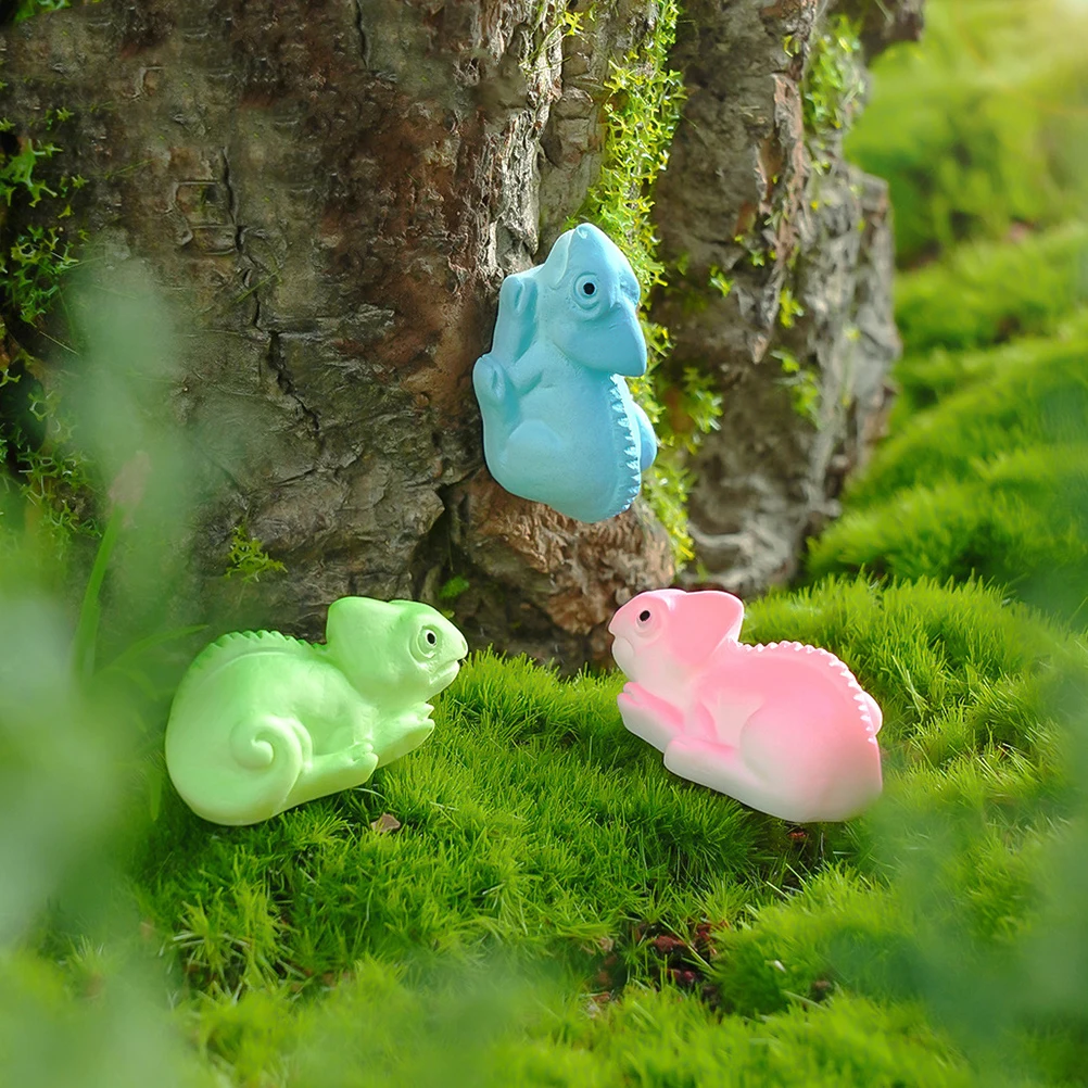 

5pcs Lizard Decorations Resin Mini Figures Toy Lizards High Realism DIY Garden Accessories Indoor Outdoor Toys
