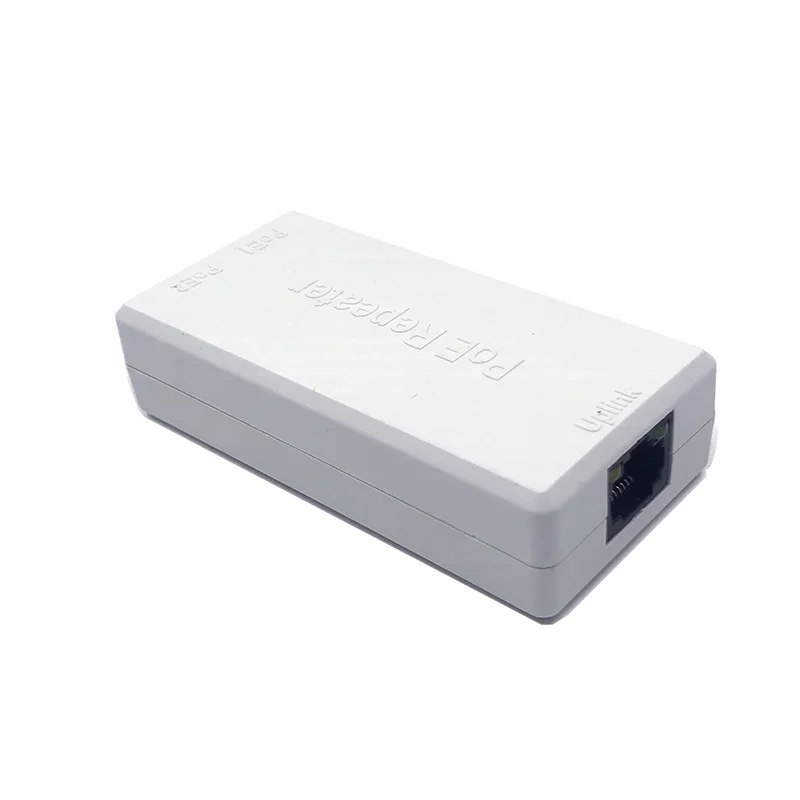 Gigabit 2 Port POE Extender, IEEE 802.3af/at PoE+ Standard, 10/100/1000Mbps, POE Repeater 100 meters(328 ft), Extender