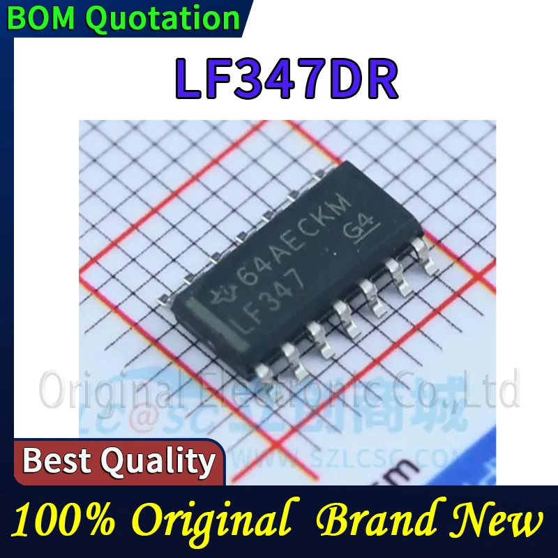 10pcs/lot LF347 LF347DR  Original  In stock High quality