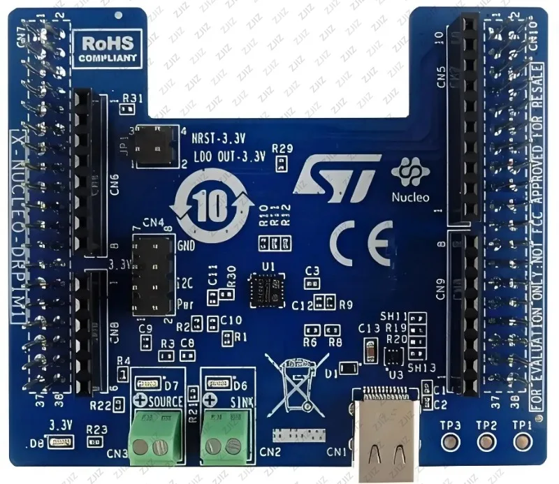 Placa de expansão X-NUCLEO-DRP1M1 STM32 Interface de dados de fonte de alimentação dupla 3.3V/5V para prototipagem IoT industrial