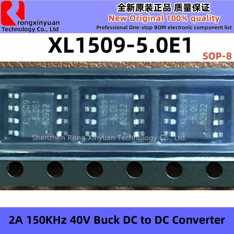 10-100pcs/lot XL1509-5.0E1 XL1509-3.3E1 XL1509-12E1 XL1509-ADJE1 XL1509 2A 150KHz 40V Buck DC to DC Converter 100% New original