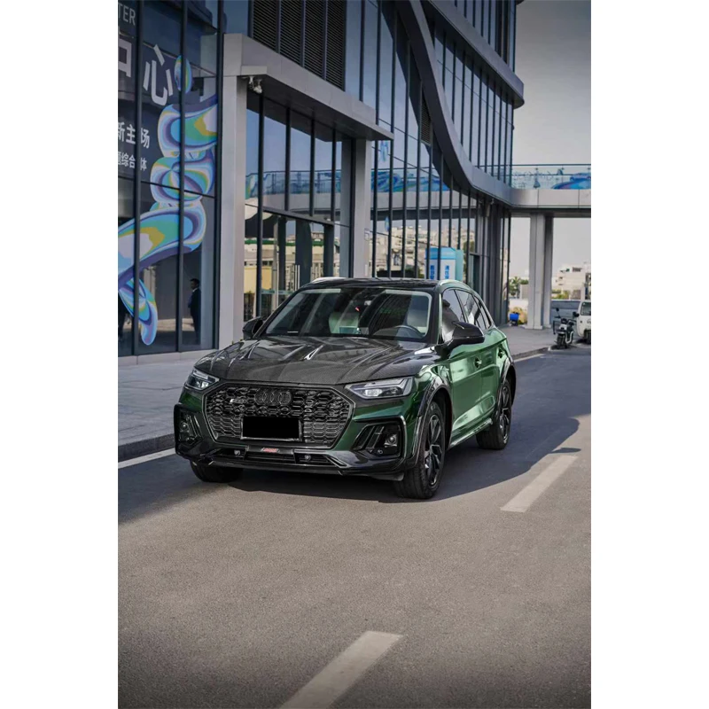 

Carbon Fiber Auto Parts For Audi Q5 Upgraded At Style Body Kit Front Lip Rear Diffuser Spoiler Top Wing Hood Exhaust Pipe
