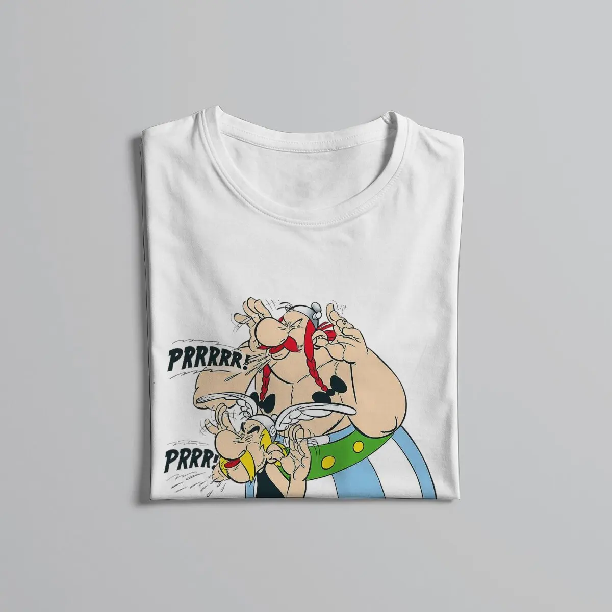 Hot selling in Summer Men\'s and Women\'s T-shirts Asterix Obelix Summer top Street Clothing S-6XL