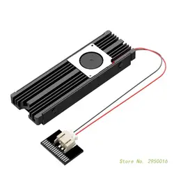 M2 Solid State Hard Disk Fan Heatsink Heat Radiators Cooling Thermal Cooling Pad Cooler for M2 NVME SATA 2280 PCIE SSD
