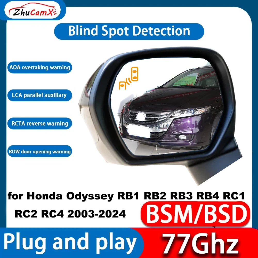 

﻿for Honda Civic 8 9 FA FD FK FB FG FK Mk8 Mk9 Acura CSX Blind Spot Assist Monitor Monitoring Detection BSM BSA BSD System 77GHz