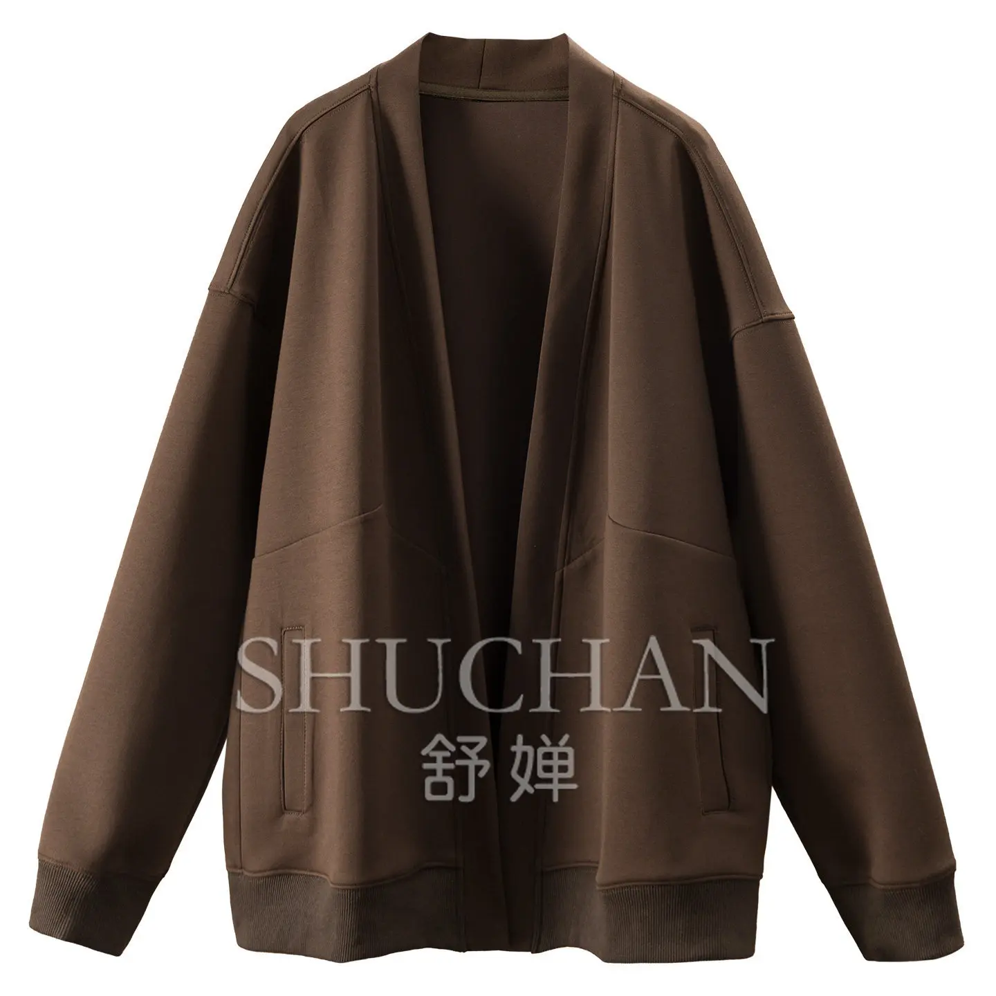 Sweatshirt Contains Modal Air Cotton Sweater Cardigan Jacket Women's E169 Sudadera Mujer Streetwear Women