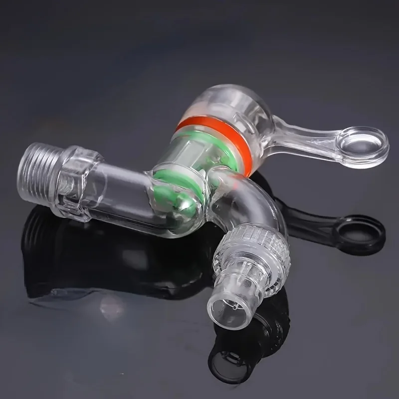 

PC Transparent Plastic Faucet Household Water Faucet Resistant To Freezing and Dropping Suitable for Washing Machine
