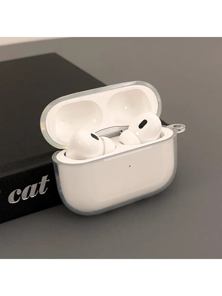 for Airpods Pro 3 Case Accessories Soft TPU Transparent Protective Shockproof Case with Cleaning Kit Keychain for Airpods Pro 3
