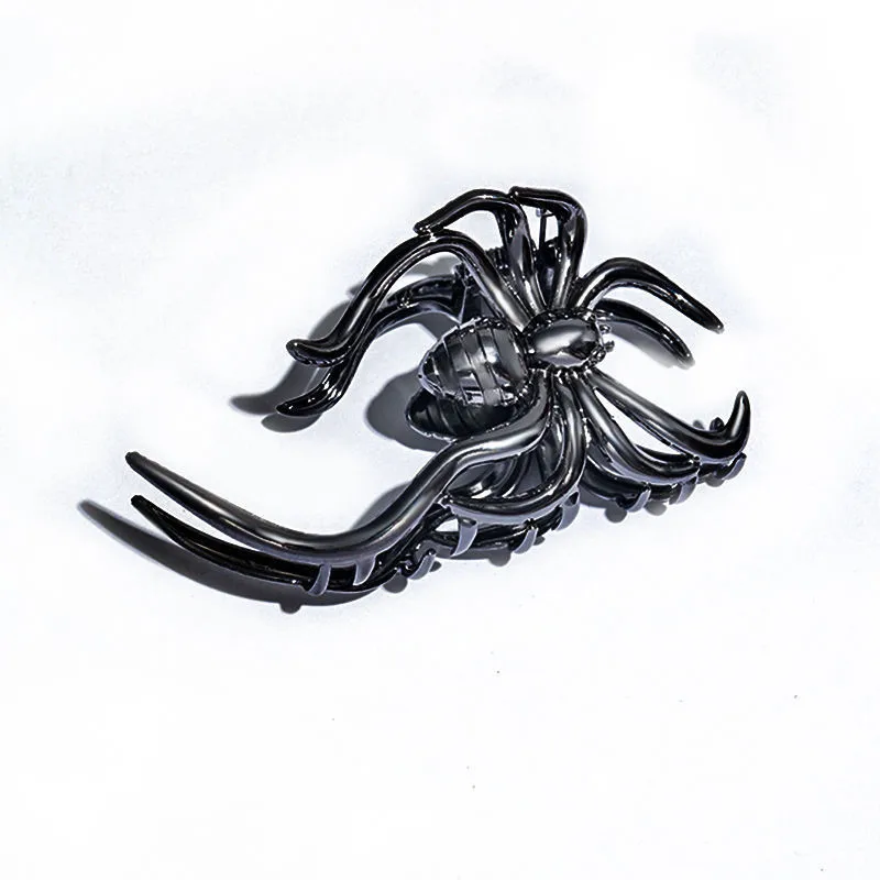 Metal Spider shaped Hair Claw Clip Glossy Claw Clip Back Brain Shark Claw Fashion Women\'s Hair Accessories