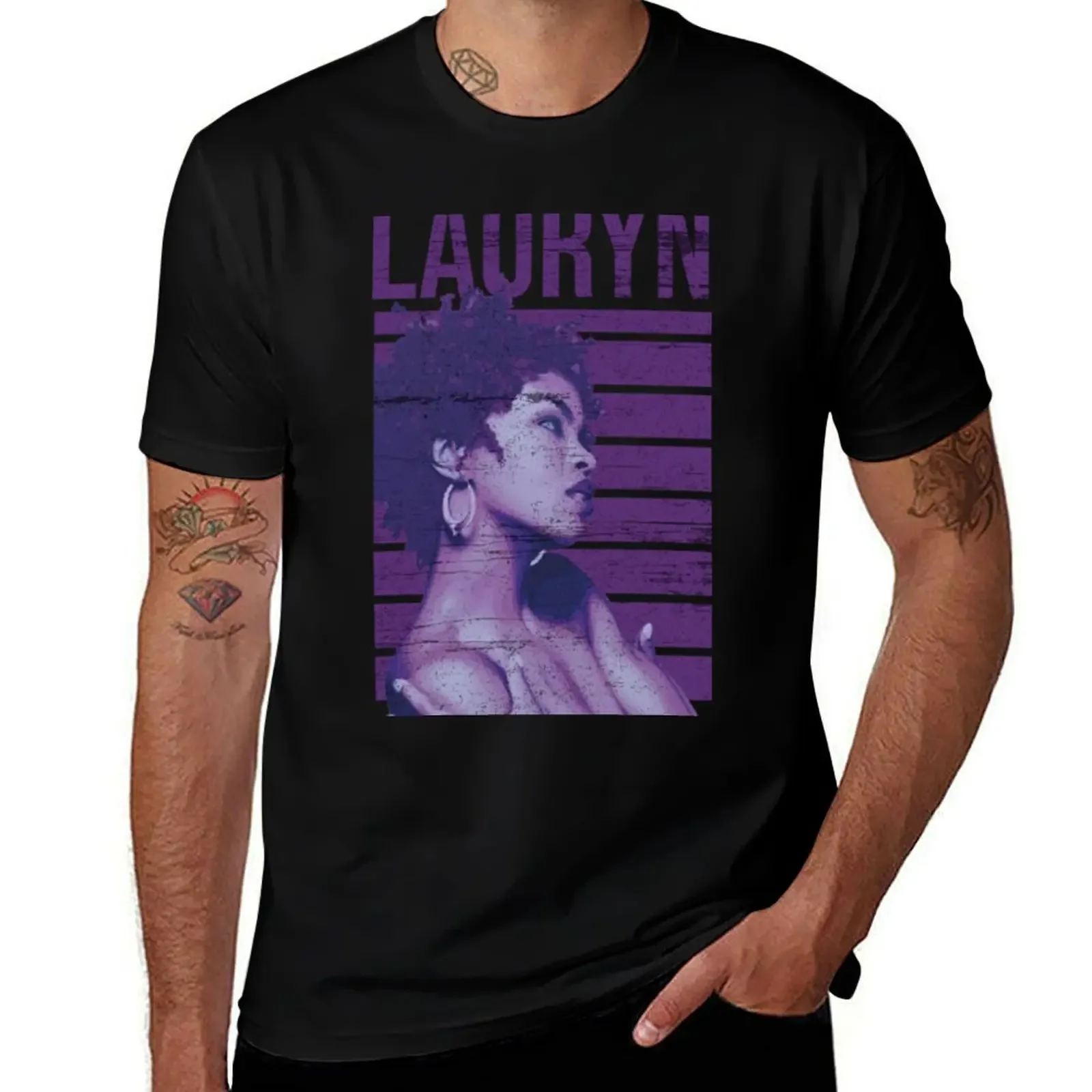 fugees lauryn hill T-Shirt oversized cute clothes anime shirt Funny t-shirts cotton t shirt men