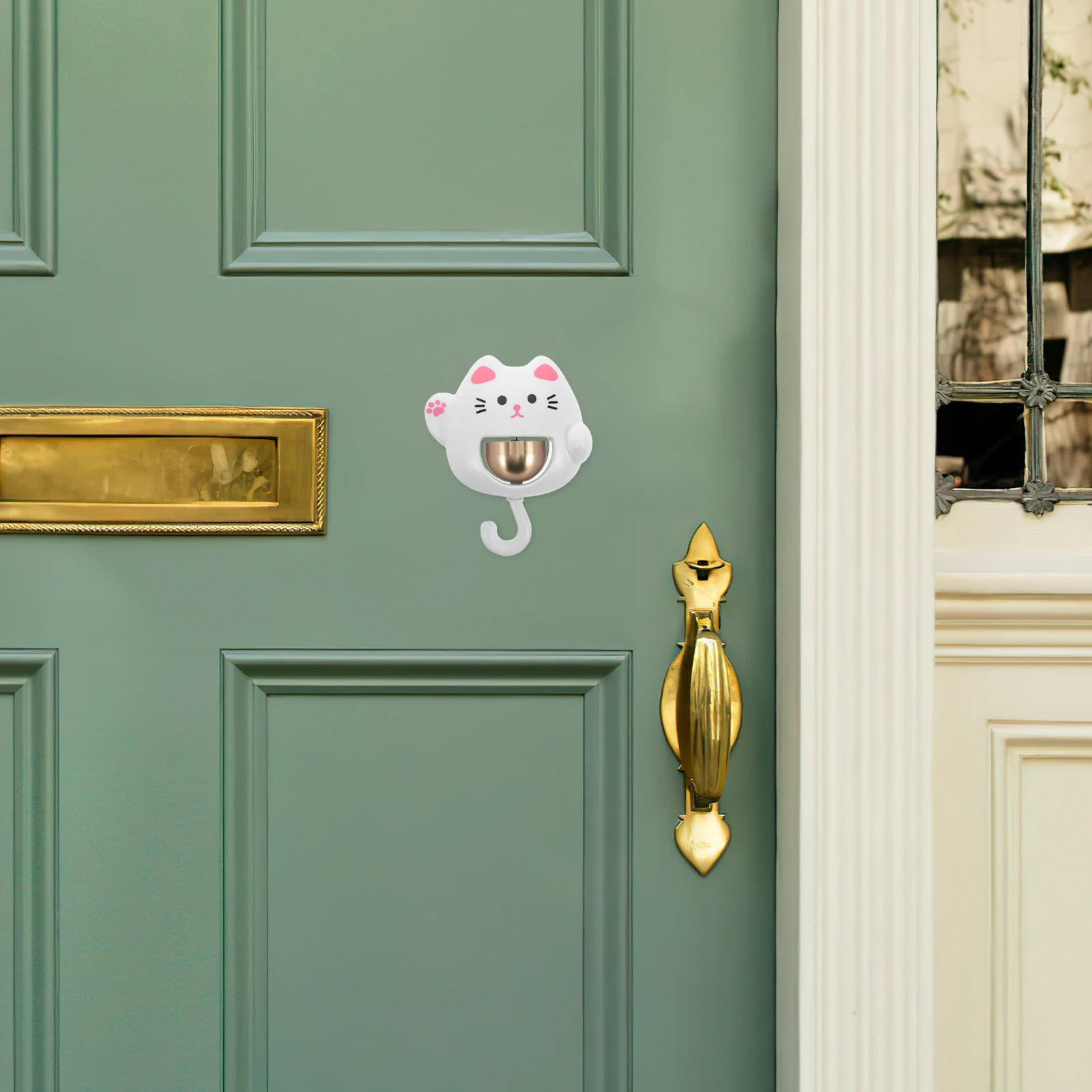 

Doorbell White Magnetic Easy Install Charming Wind Chime Housewarming Gifts Copper Decorative Entrance
