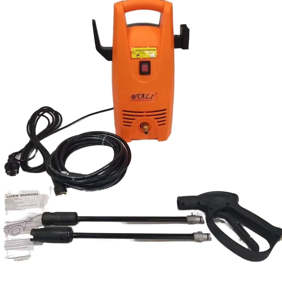 

Электрический портативный аппарат высокого давления 1400 Вт для мойки автомобилей и очистки в оптической промышленности, новый бытовой инструмент для уборки