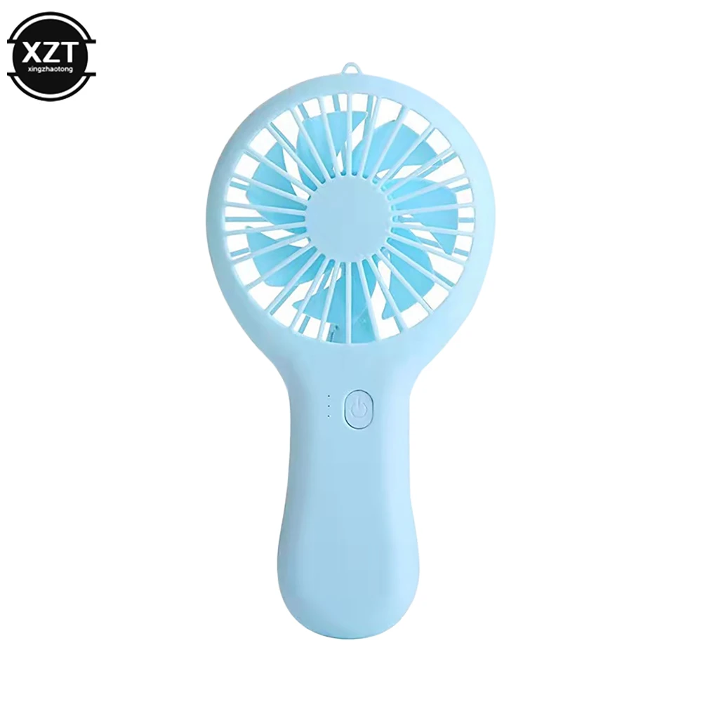 Usb Mini Fan Handheld Convenient And Ultra-quiet High Quality Portable Student Office Cute Small Cooling Fans With Phone Holder