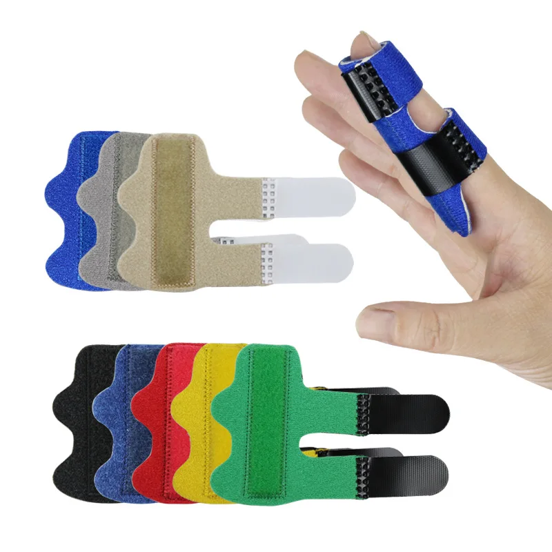 Fingerbone splint fixation, basketball finger cots for finger movement protection