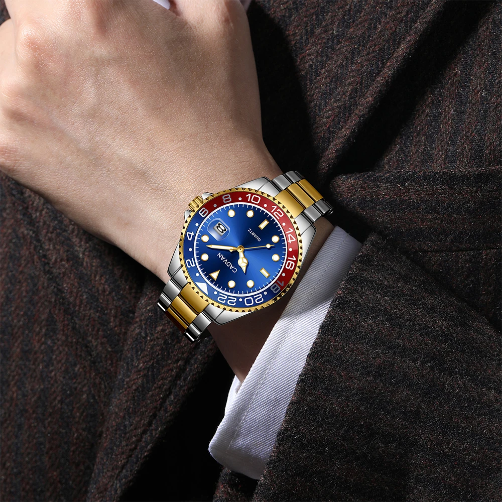 1Pcs Men's Light Luxury Watch Set, Steady & Elegant, Great Gift For Valentine's Day, Halloween, New Year's Day, Birthday
