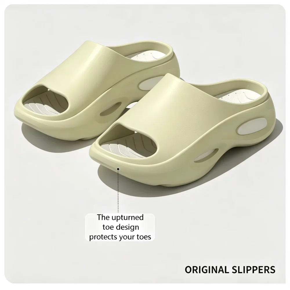 ZUOFU 40-51 Herren Zweifarbige Pfeil-EVA-Sandalen Frühling Sommer Extra Große Größe Rutschfeste Weiche Indoor-Outdoor-Badezimmer-Hausschuhe – Detail 5