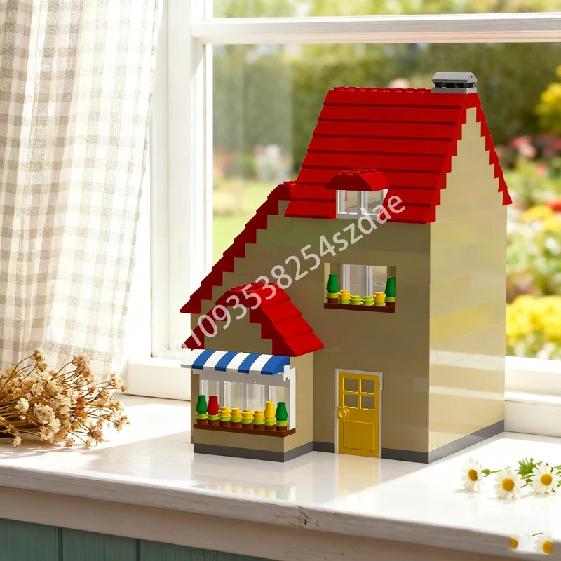 

583pcs MOC Creator Modular Modulared Model Building Blocks Assemble Christmas Gifts DIY Creative Toys Education Kids Birthday