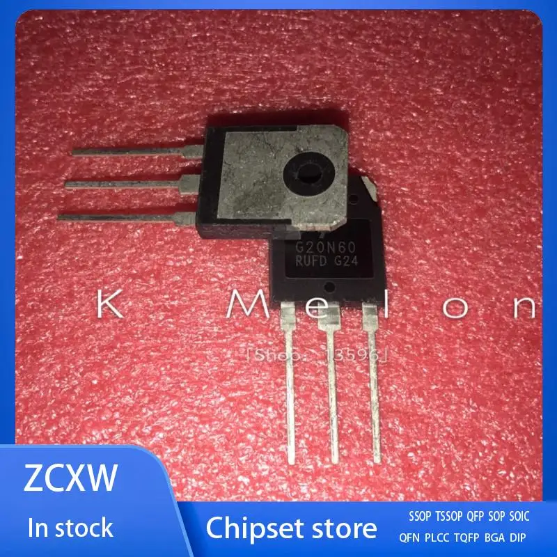 10PCS/LOT  SGH20N60RUFD G20N60RUFD G20N60 20N60 TO-3P 20A 600V