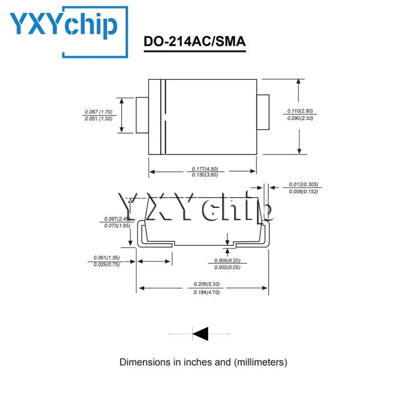 50pcs Unidirectional Bidirectional TVS Diode SMAJ 3.3A 5.0CA 6.5CA 13CA 14CA 15CA 18CA 24CA 26CA 28CA 30CA 33CA 36CA 58ca 70CA