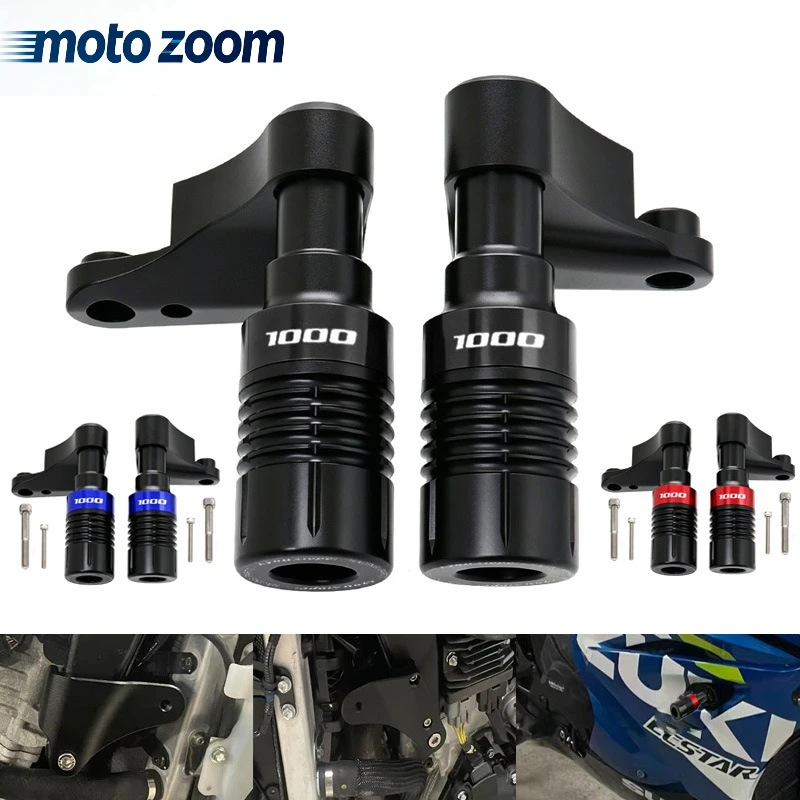 

Frame Sliders Crash Falling For SUZUKI GSX-R1000 GSXR1000 2017-2025 Motorcycle Frame Sliders Crash Protector Falling Protection