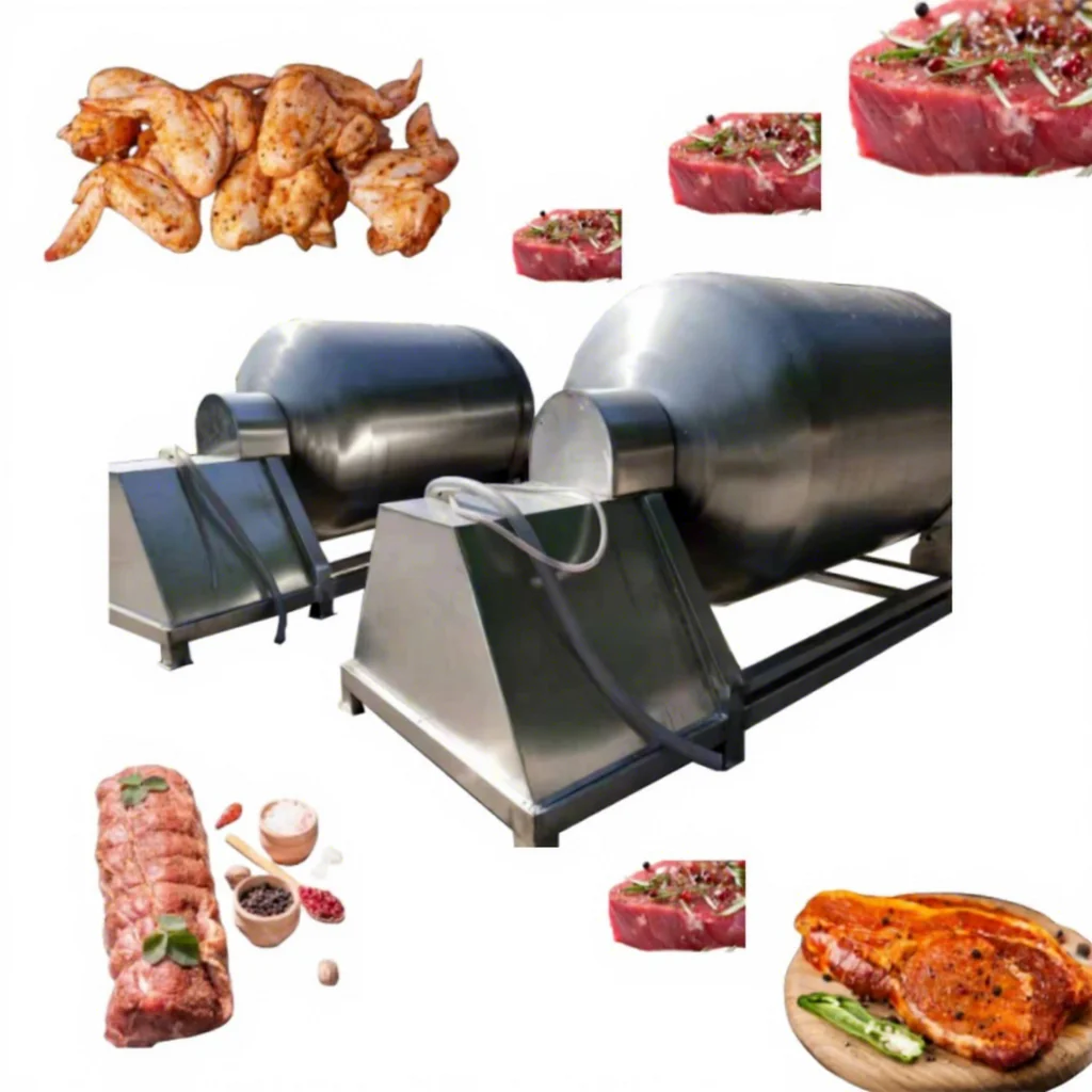 

Large Diameter Feeding Port Meat Vacuum Tumbler Machine Meat Processing Equipment Manufacturer Vacuum Meat Massager