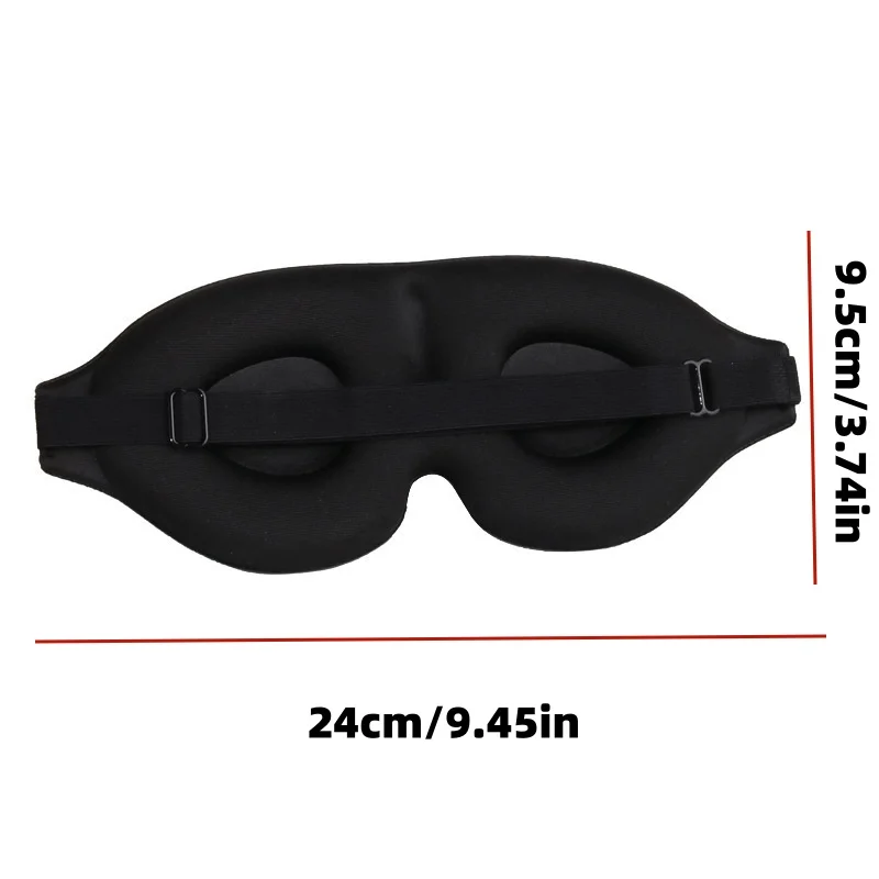 عبوة واحدة من قناع النوم الاستريو ثلاثي الأبعاد، تحجب الضوء، غير الضغط على العينين، مناسب لفراقات الغداء والسفر، قناع حماية العين الكل في واحد، لونين للاختيار من بينها، مريح، هدية يجب اقتناؤها لقناع النوم للعطلات