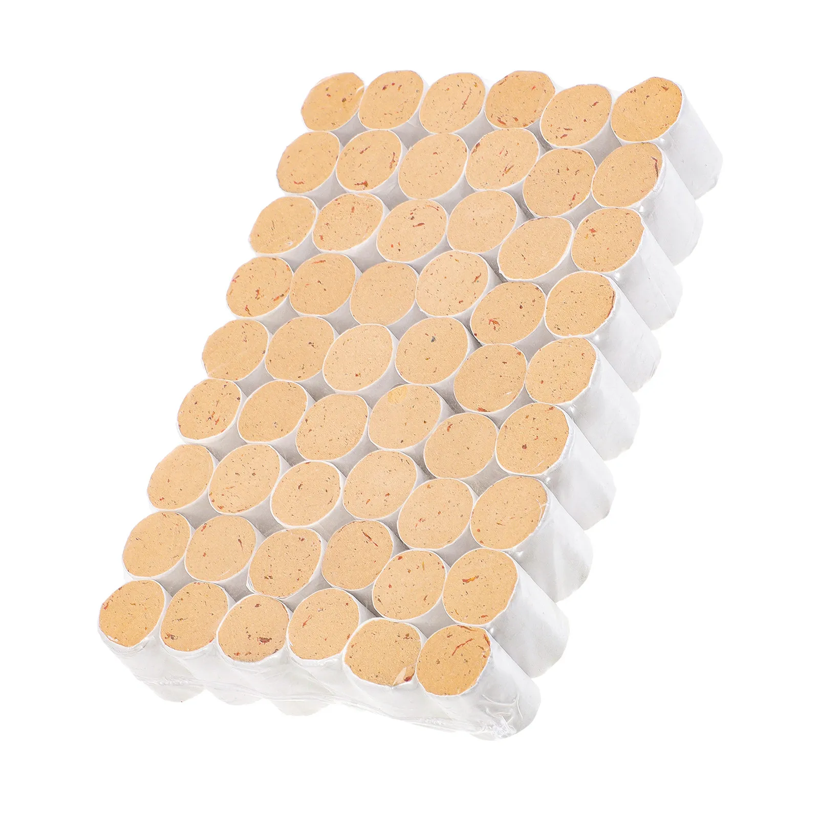 

54Pcs Handmade Safflower Moxa Pillars Natural Mugwort Rolls for Moxibustion Therapy Long Burning Stress Relief