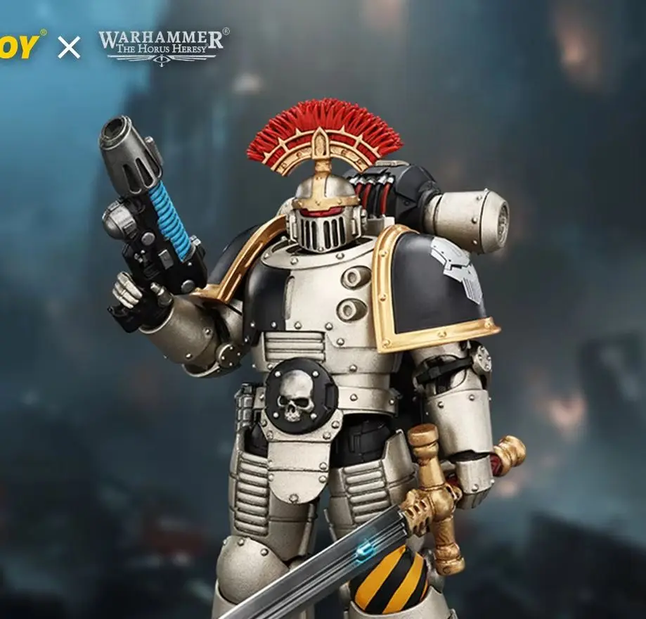 【In Stock】H12.3cm JOYTOY Warhammer The Horus Heresy Iron Warriors Mkll Tactical Sergeant Legionary1 2 3 1/18 Action Figure