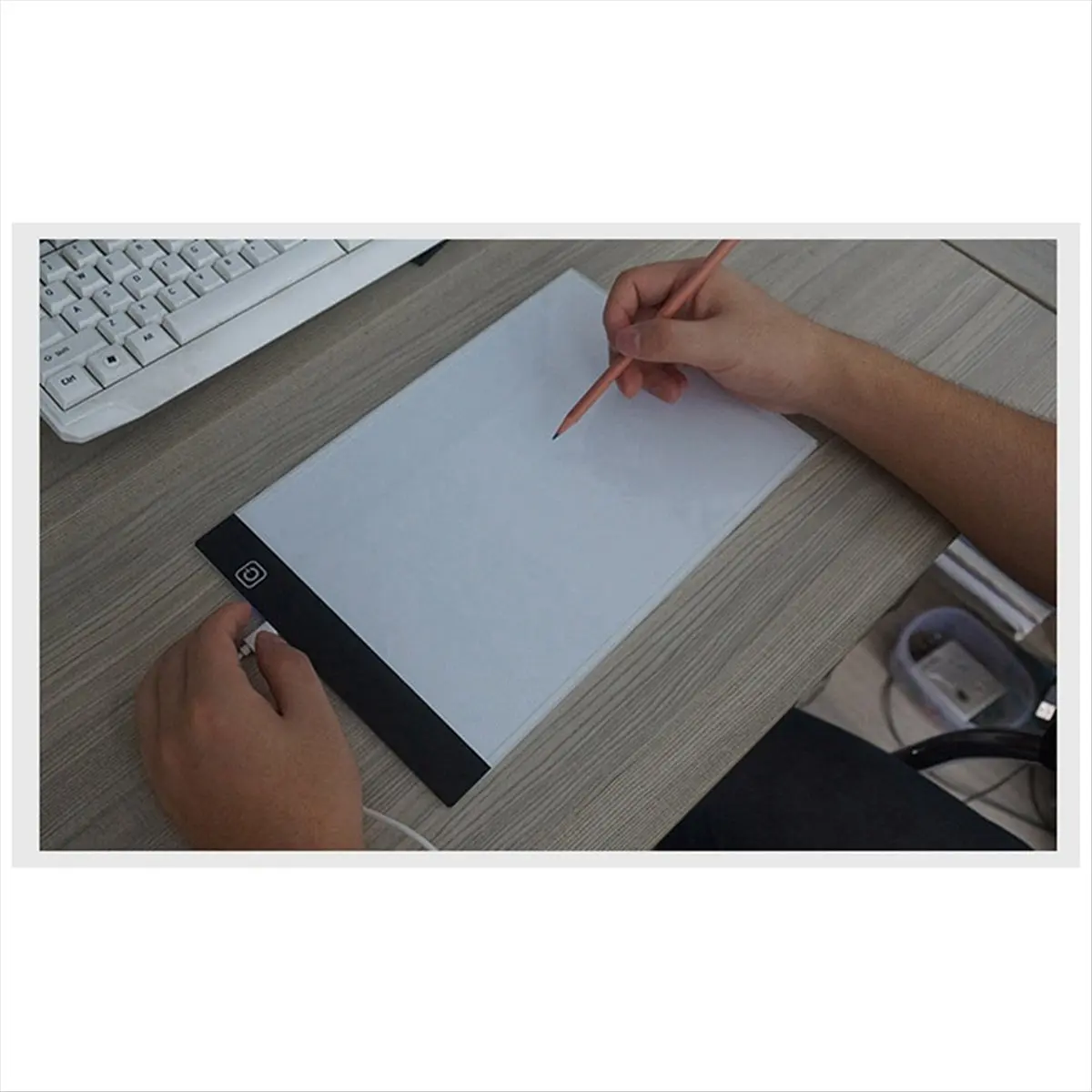 A40I A4 Drawing Board Pad Stepless Dimming LED Board Anime Copying and Writing Platform Eye Protection Easier
