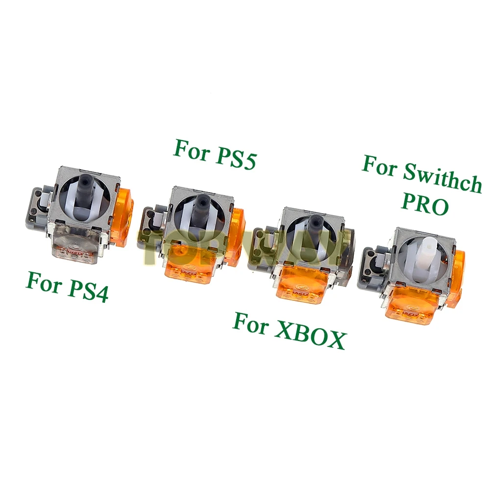 2 pçs tmr joystick eletromagnético para ps4 ps5 3d analógico polegar vara para xbox uma série para ns switch pro controlador polegar