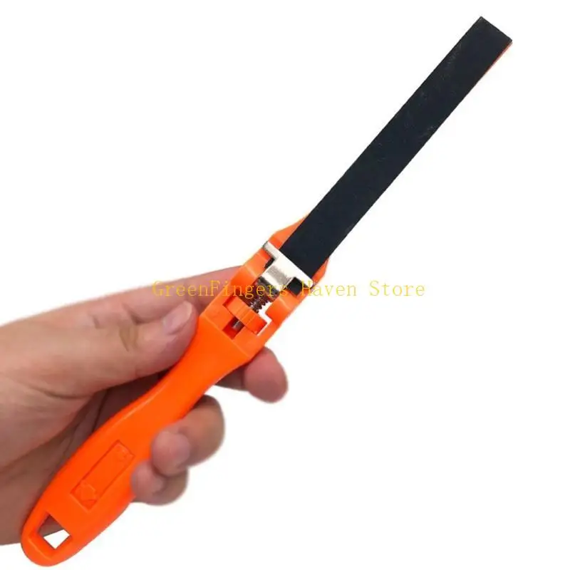 F68D Manual Plastic Sand Paper Clip Rold Bar Rods เครื่องมือขัดเงาเครื่องมือขัดเงา